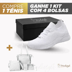 Tênis Ortopédico Running + Conjunto de Bolsas