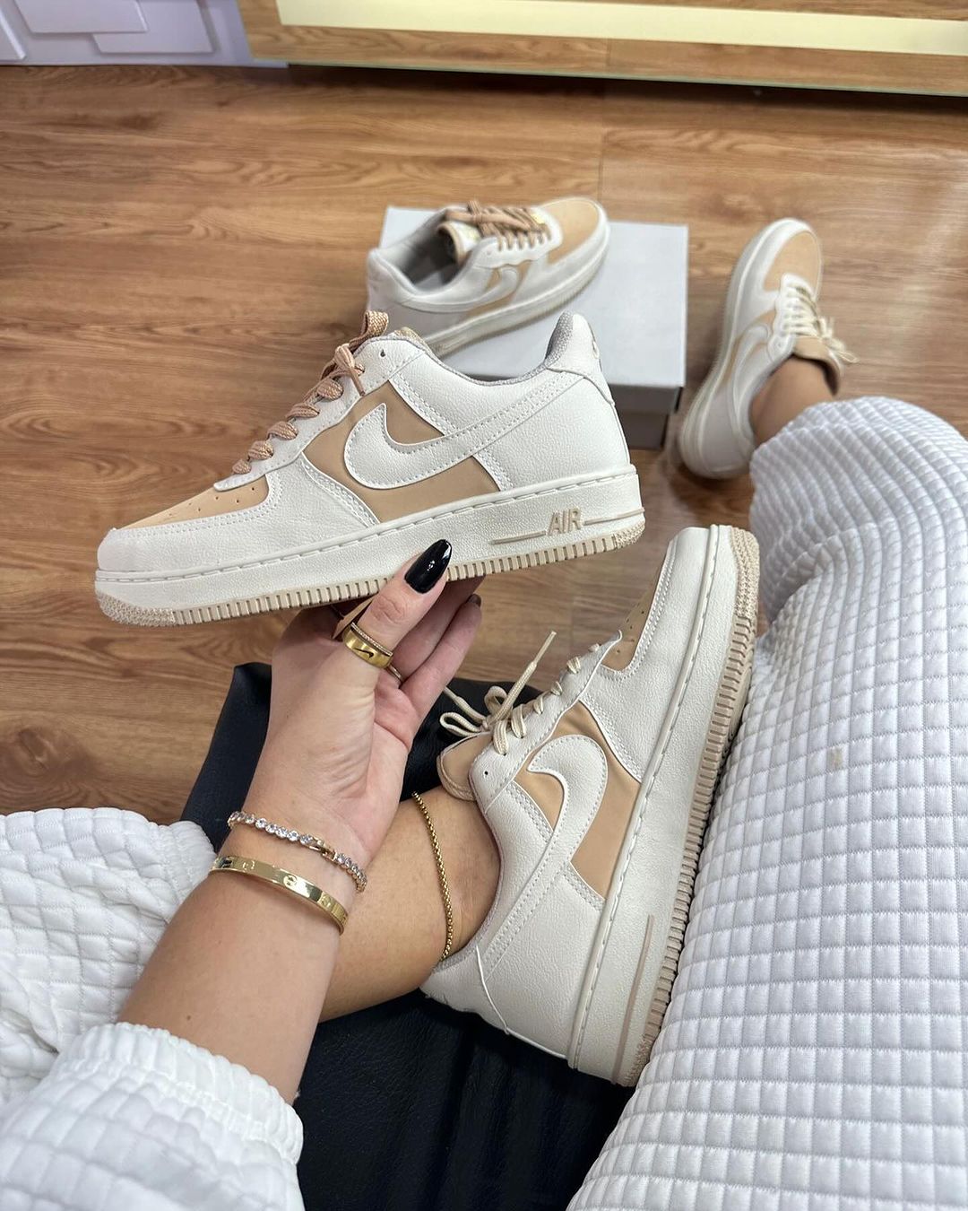 NIKE AIR FORCE F1 NUDE - (Edição Limitada)